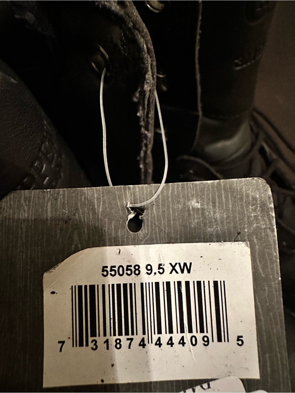 Chippewa Black Waterproof Men's Lace-Up Work Boots - Picture 2 of 3